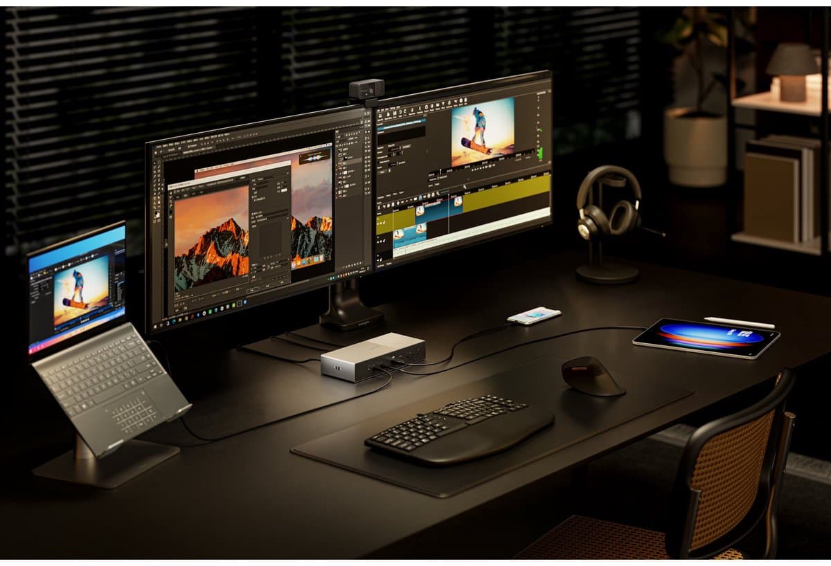 Kensington Dockingstation - SD5000T5 EQ Thunderbolt™ 5 Triple 4K-Dockingstation - met 140 W Stroomvoorziening - Windows/macOS thumbnail 8