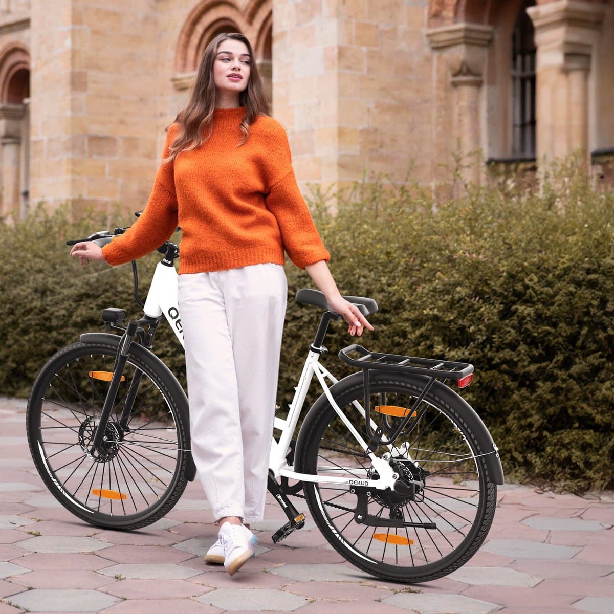 Qekud F26 Pro Elektrische Fiets 26" Trekking E-Bike - 250W Motor - 36V 13Ah Accu - 100km Bereik - 7 Versnellingen - Stapdoor Frame thumbnail 5