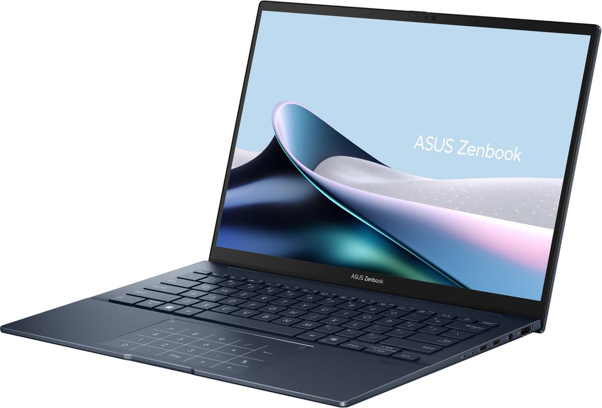 ASUS Zenbook 14 OLED UX3405CA-QD012W Intel Core Ultra 7 255H Laptop 35,6 cm (14") WUXGA 32 GB LPDDR5x-SDRAM 1 TB SSD Wi-Fi 7 (802.11be) Windows 11 Home Nederlands Blauw thumbnail 4