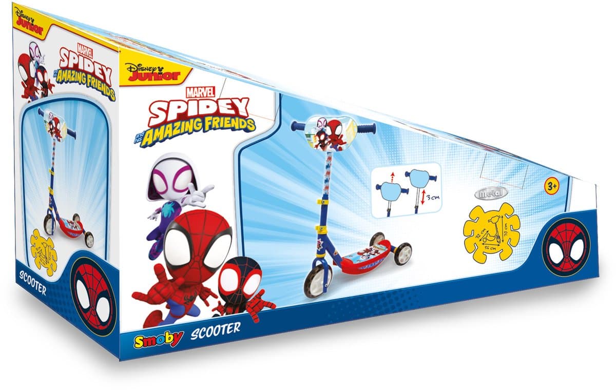 Smoby - Spider-Man - Spidey - Scooter - Step - Vanaf 3 jaar. thumbnail 6