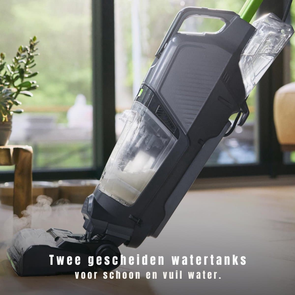 SAVI® Steelstofzuiger met snoer - Steelstofzuiger - Stofzuiger - Grijs /Groen- ‎25cm x 27cm x 112cm thumbnail 8