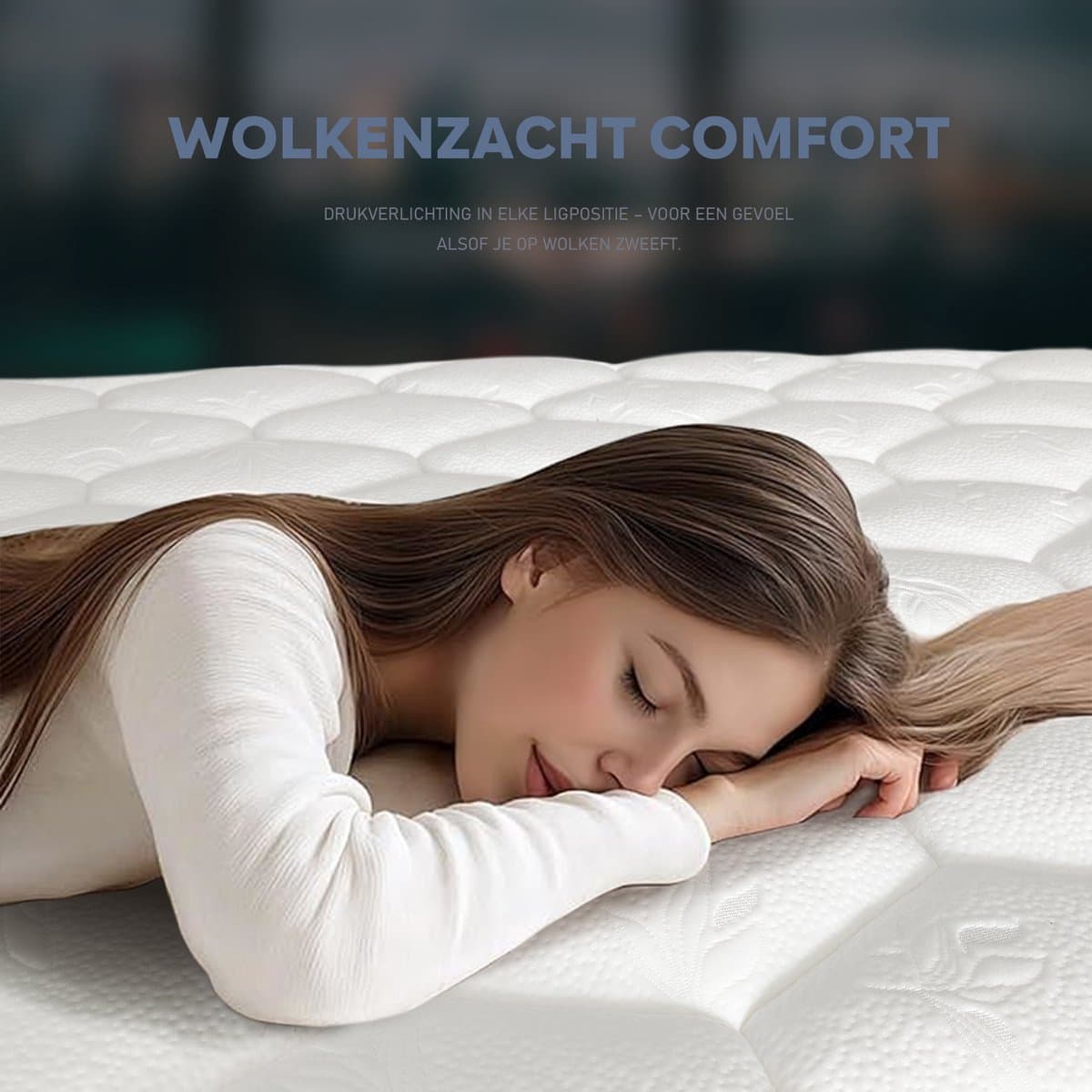 ROYGBIV Matras 140x200 – 25 cm Pocketveringmatras – 7 Zones – Orthopedisch – HR Koudschuim – OEKO-TEX Gecertificeerd – Medium - BruinHardheid thumbnail 6