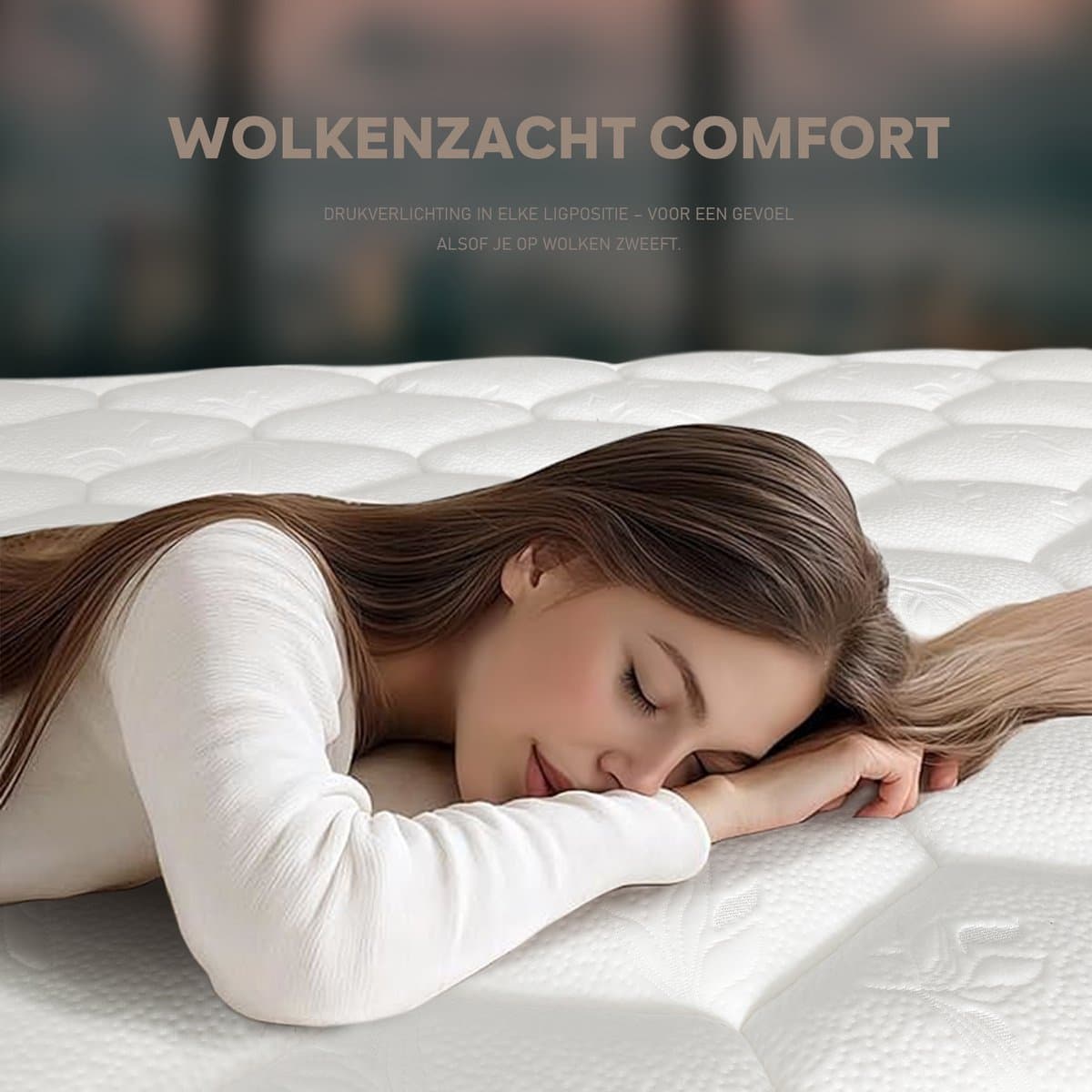ROYGBIV Matras 140x200 – 25 cm Pocketveringmatras – 7 Zones – Orthopedisch – HR Koudschuim – OEKO-TEX Gecertificeerd – Medium - BruinHardheid thumbnail 6