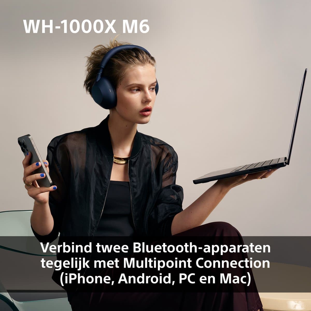 Sony WH-1000XM6 met adaptieve ANC en 30 uur accu thumbnail 3
