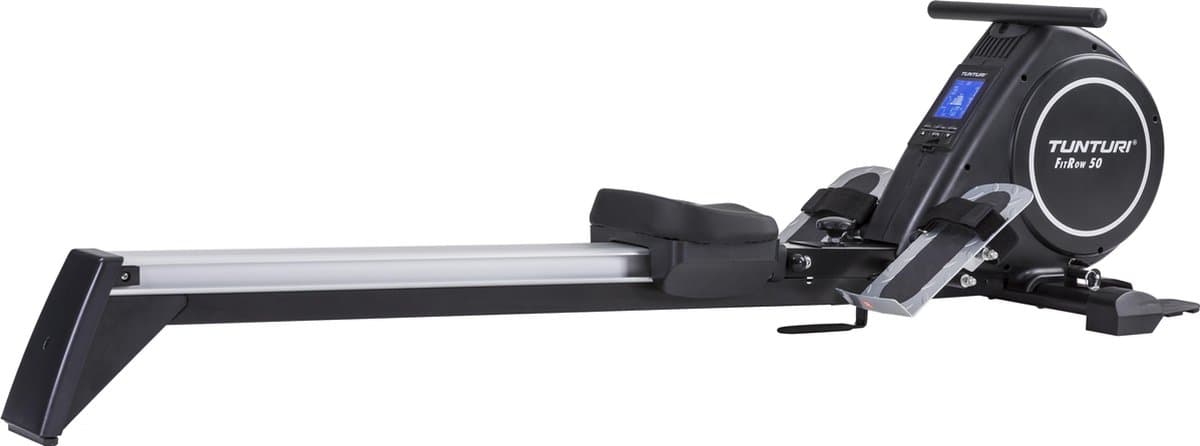 Tunturi Fitrow 50 Roeitrainer - Roeimachine Fitness - Inklapbaar roeiapparaat - 16 Weerstandsniveaus - Manuele weerstand