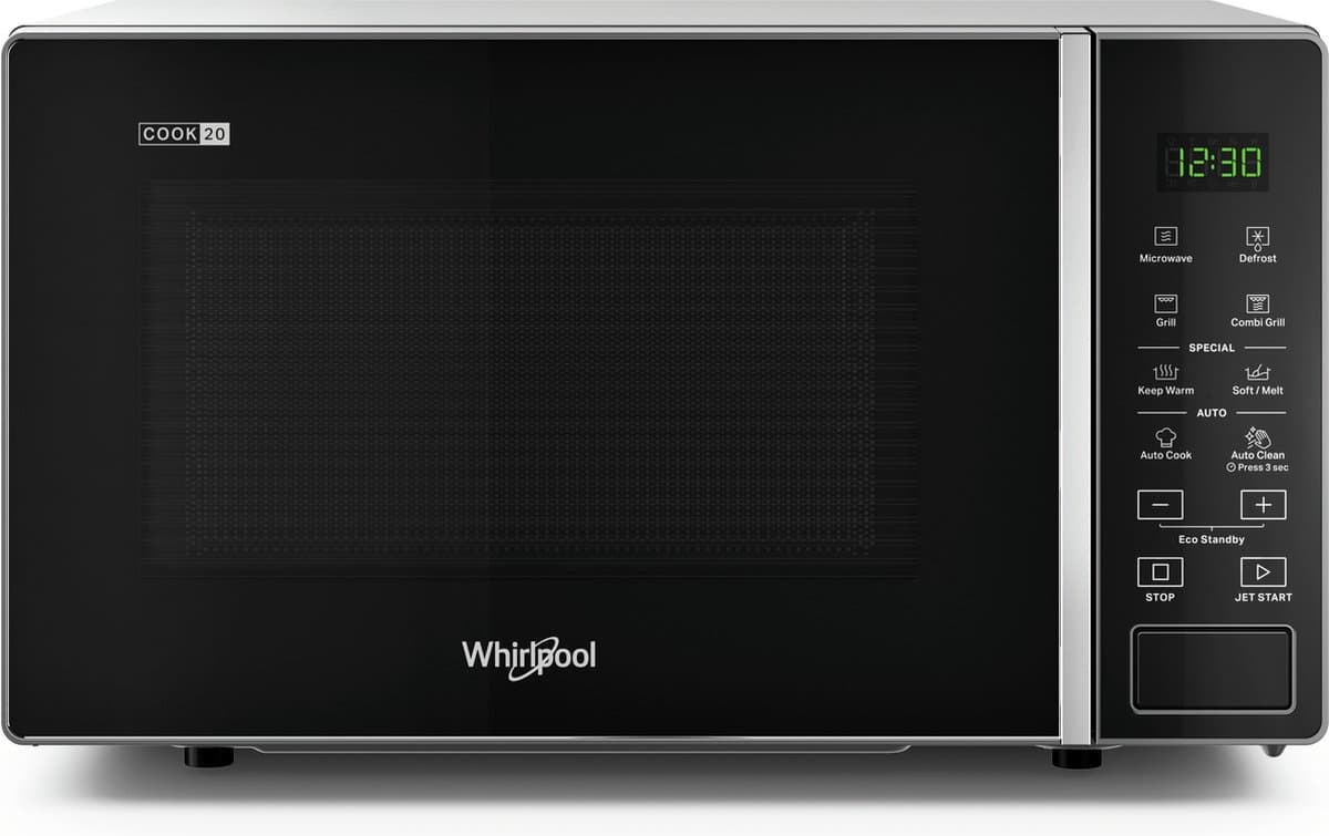 Whirlpool MWP 203 SB - Vrijstaande grill-magnetron - Cook 20 - 20 L thumbnail 4
