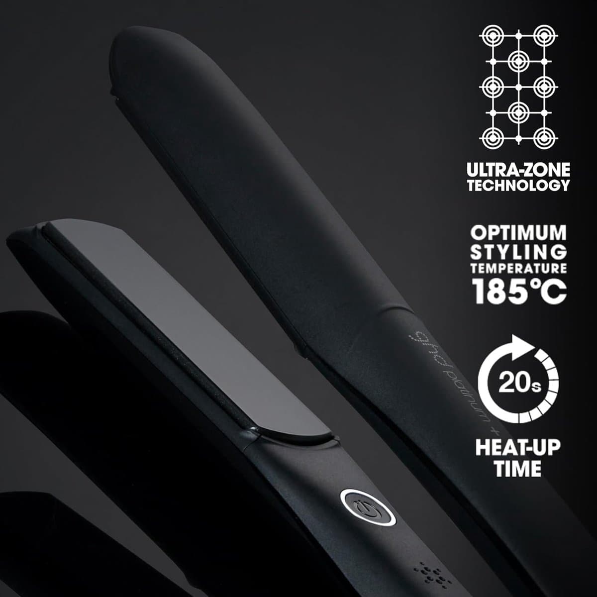 Thijox - Professionele Stijltang Zwart - ghd Platinum+ - Intelligente Haarstyler met Ultra-Zone Technologie - Vermindert Haarbreuk - Glans & Kleurbesc thumbnail 2