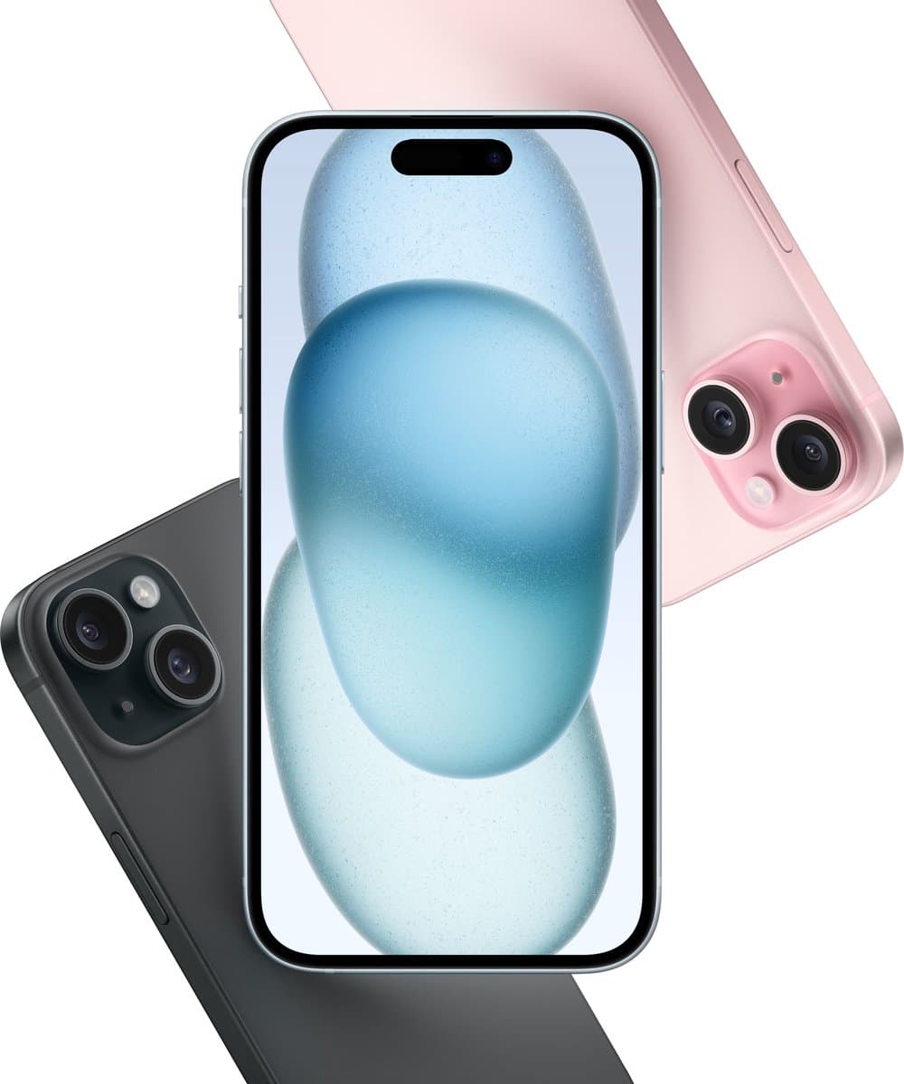 Apple iPhone 15 -128GB - Roze thumbnail 4