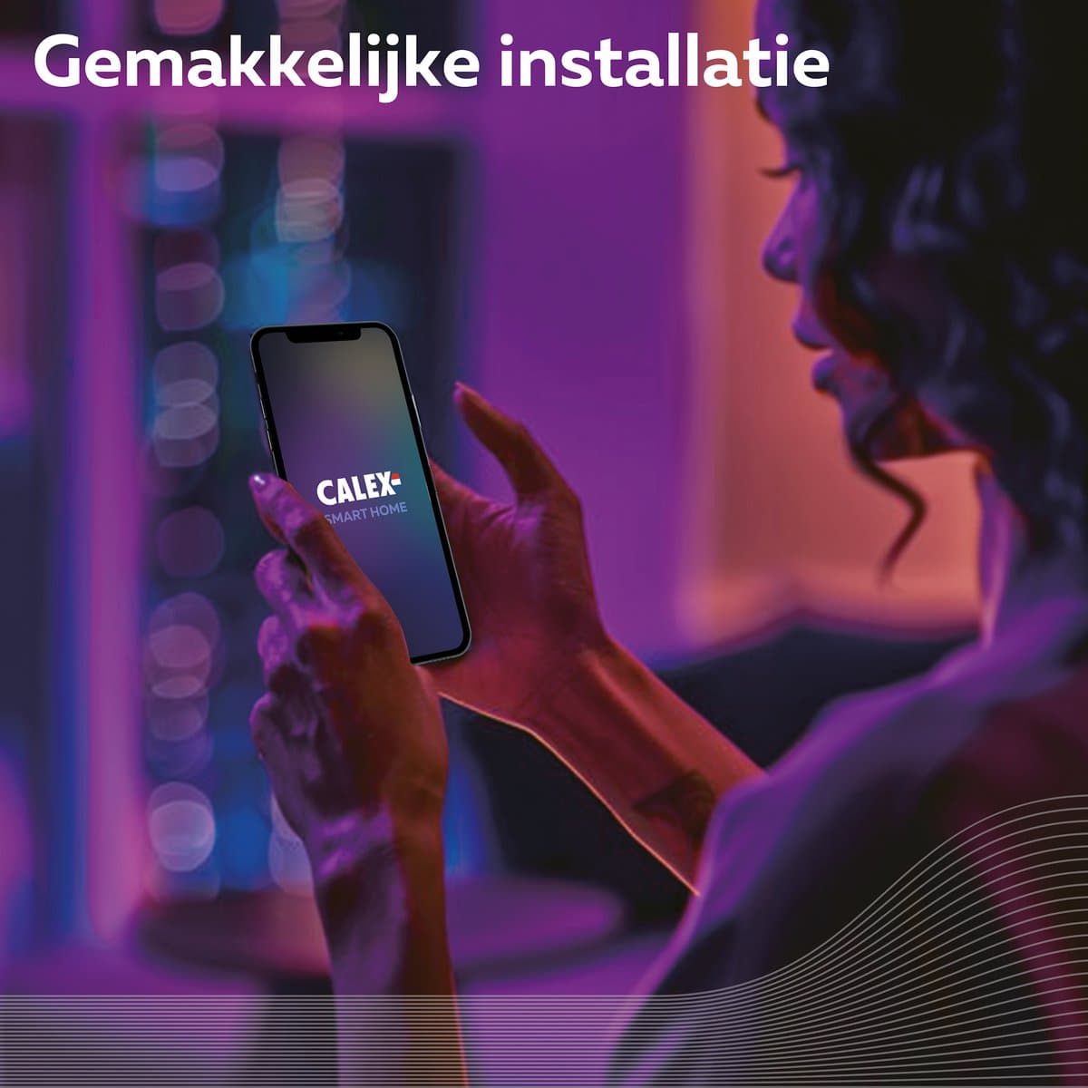 Calex Slimme Lamp - Kleurlamp set van 3 stuks - Wifi LED Verlichting - E14 - Smart Lamp - Dimbaar - RGB en Warm Wit licht - 4.9W thumbnail 4