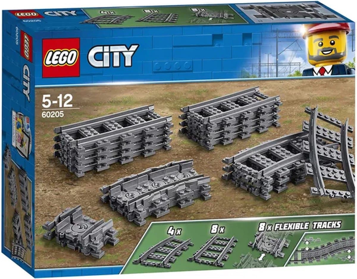 LEGO City Treinrails - Constructiespeelgoed voor treinsets thumbnail 7