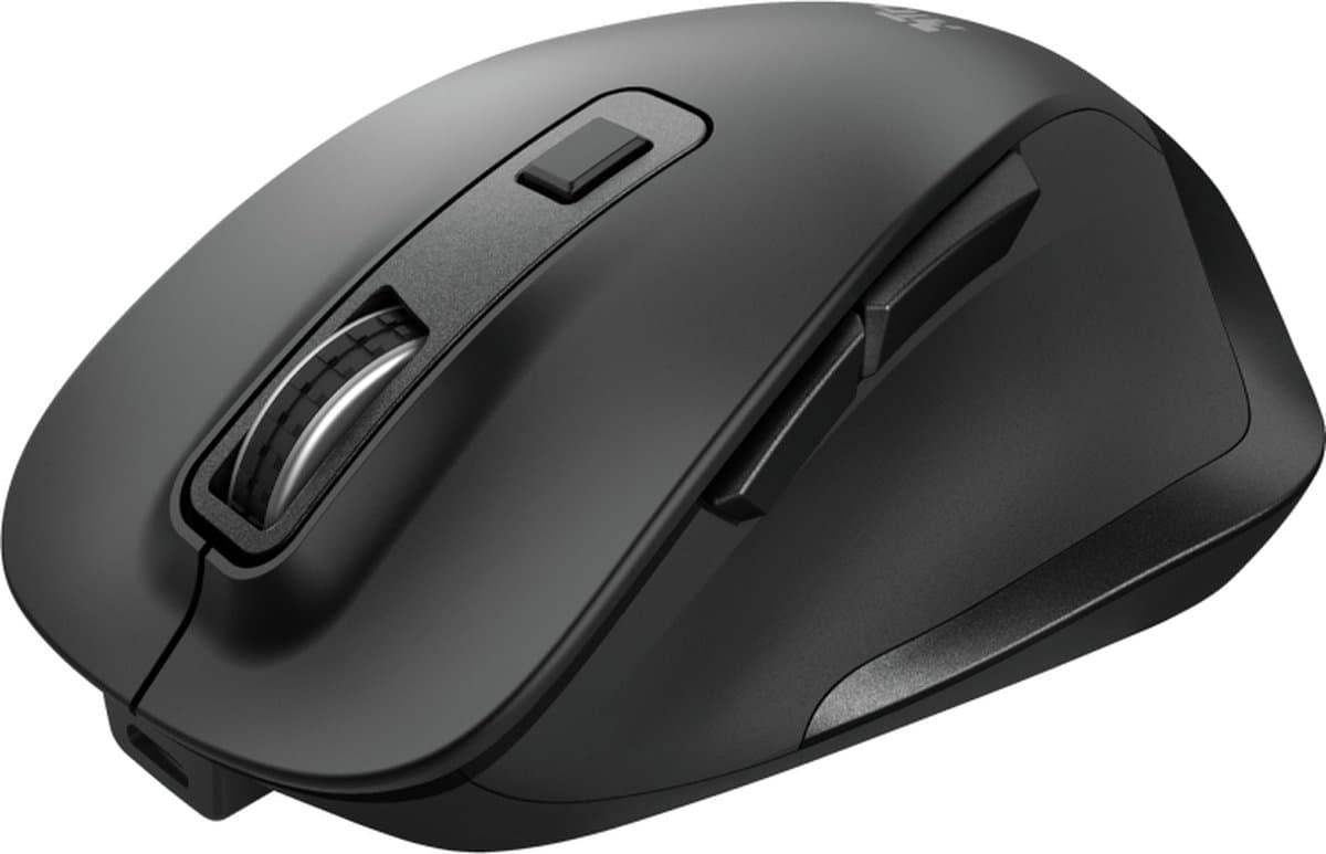 Trust Fyda - Draadloze Muis met USB-ontvanger - Comfortabele grip - Oplaadbaar - Zwart thumbnail 4