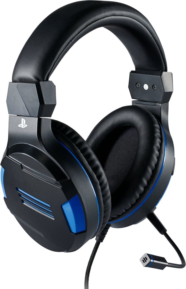 Bigben Stereo Gaming Headset V3 - PS5/PS4 - Zwart/Blauw thumbnail 5