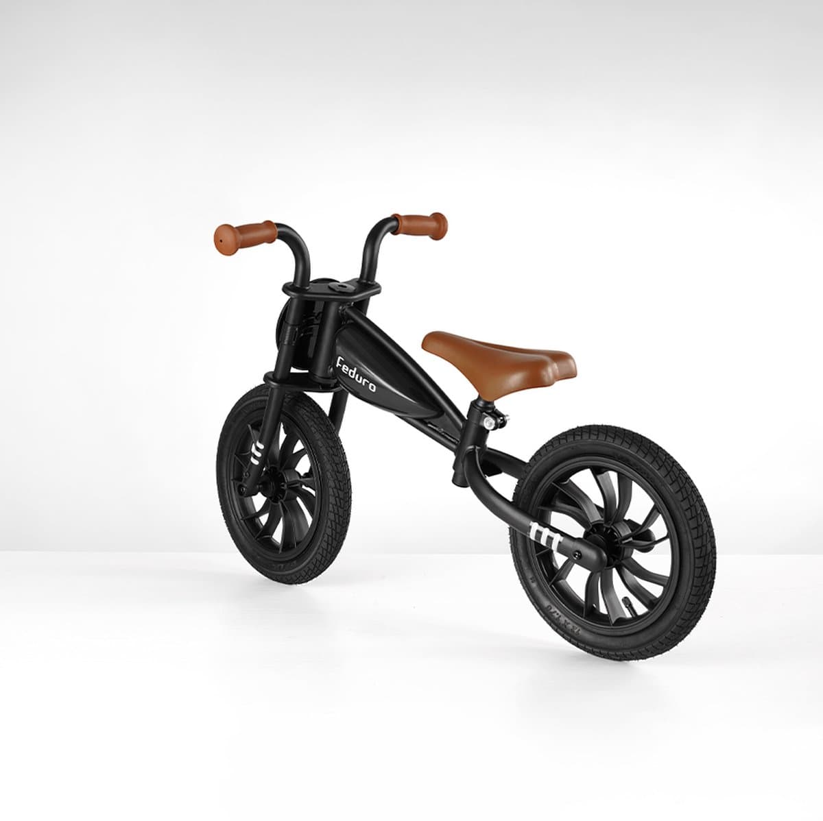 Qplay Feduro Loopfiets 12 inch - Kinderfiets - Zwart thumbnail 8