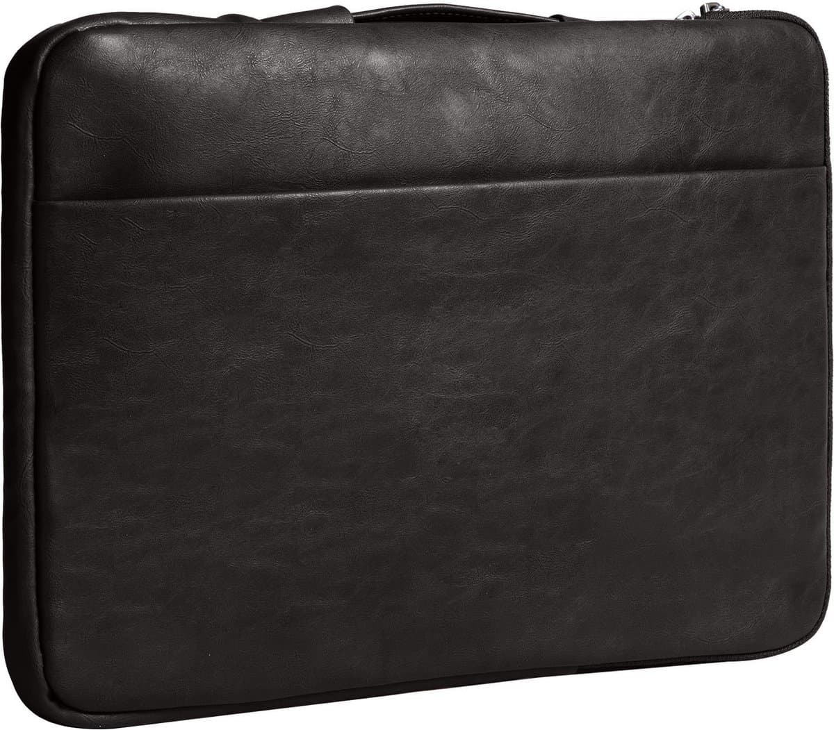 Lopoleis® laptoptas, werktas voor dames en heren PU-leer, laptoptas, zakelijke handtas, draagtas, laptoptas, laptoptas met handvat voor Macbook Chromebook 14 inch thumbnail 5