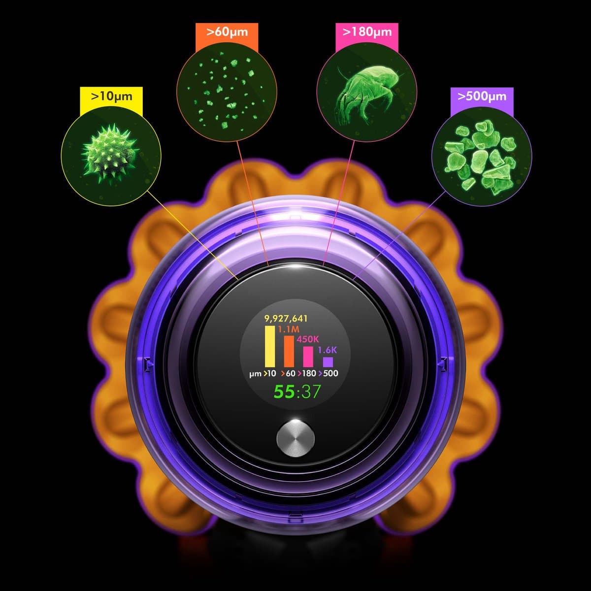 Dyson V15 Detect Absolute met stofsensor en lcd thumbnail 7