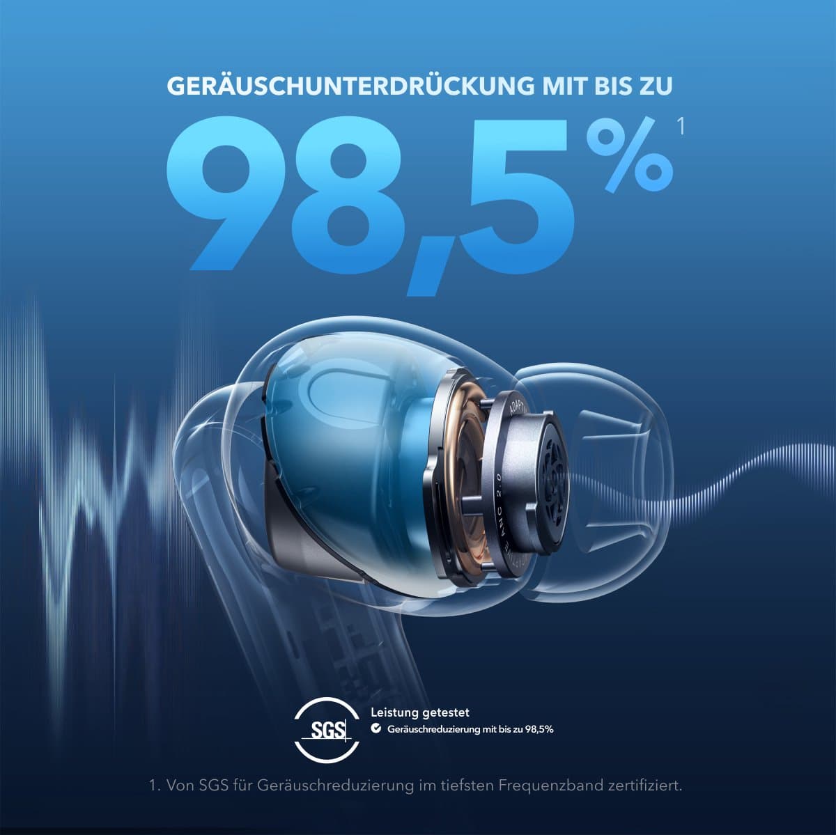 Anker Liberty 4 Draadloze Oordopjes - Noise Cancelling - In-Ear Headset thumbnail 6