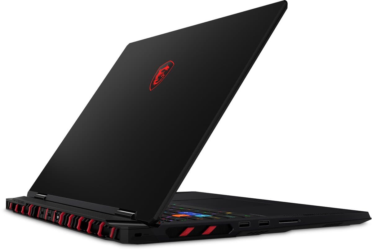 MSI Raider 18 Max HX A2WI-1051NL Intel Core Ultra 9 290HX Plus Laptop 45,7 cm (18") WQUXGA 32 GB DDR5-SDRAM 2 TB SSD NVIDIA GeForce RTX 5080 Wi-Fi 7 (802.11be) Windows 11 Home Zwart thumbnail 6