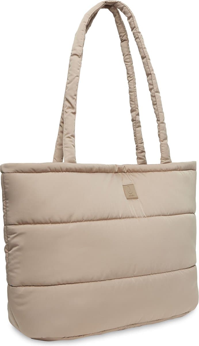 Jollein - Luiertas Puffed - Mombag - Biscuit - 40x35x16 cm - Inclusief Verschoonmatje thumbnail 2