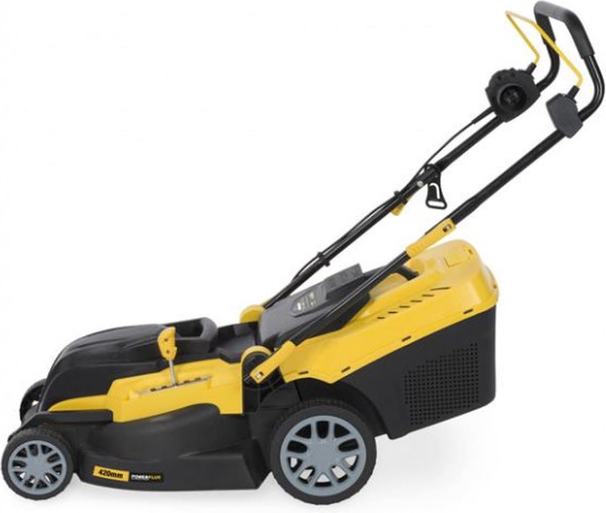 Powerplus Elektrische Grasmaaier POWXG6281 - 2000 W, 420 mm Ø grasmaaier met grasopvangbak, mulching en achteruitworp thumbnail 8