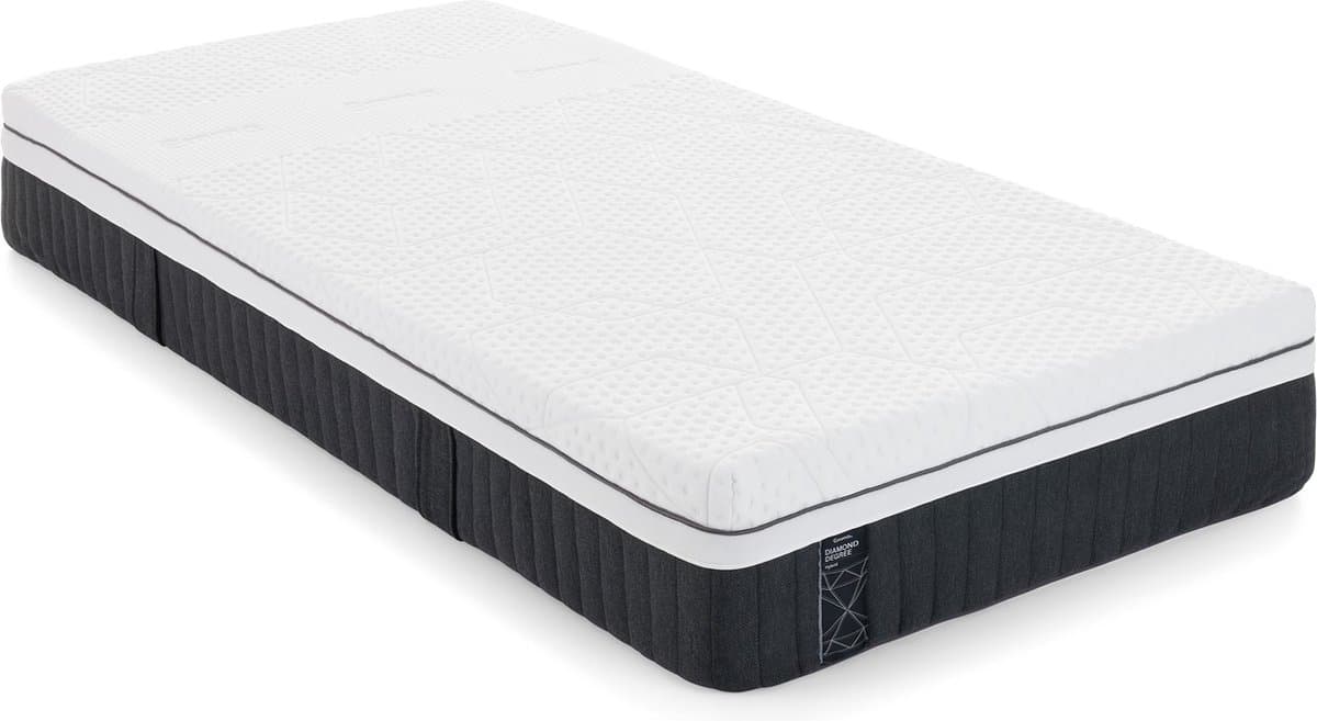 Emma Diamond Cool Hybrid 140x200 cm - Verkoelende matras met veren
