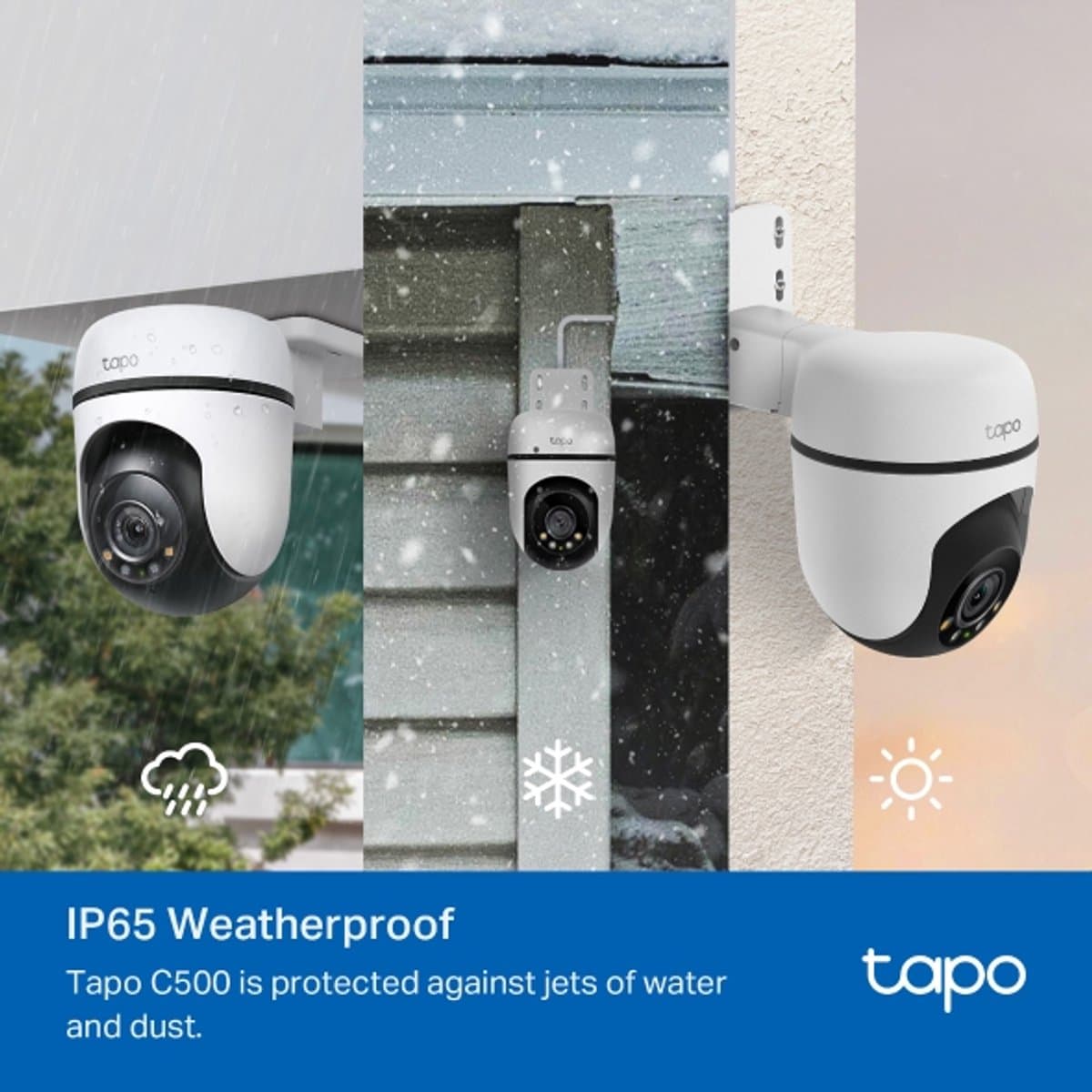 Tapo C500 Beveiligingscamera buiten - Full HD 360° pan/tilt thumbnail 2