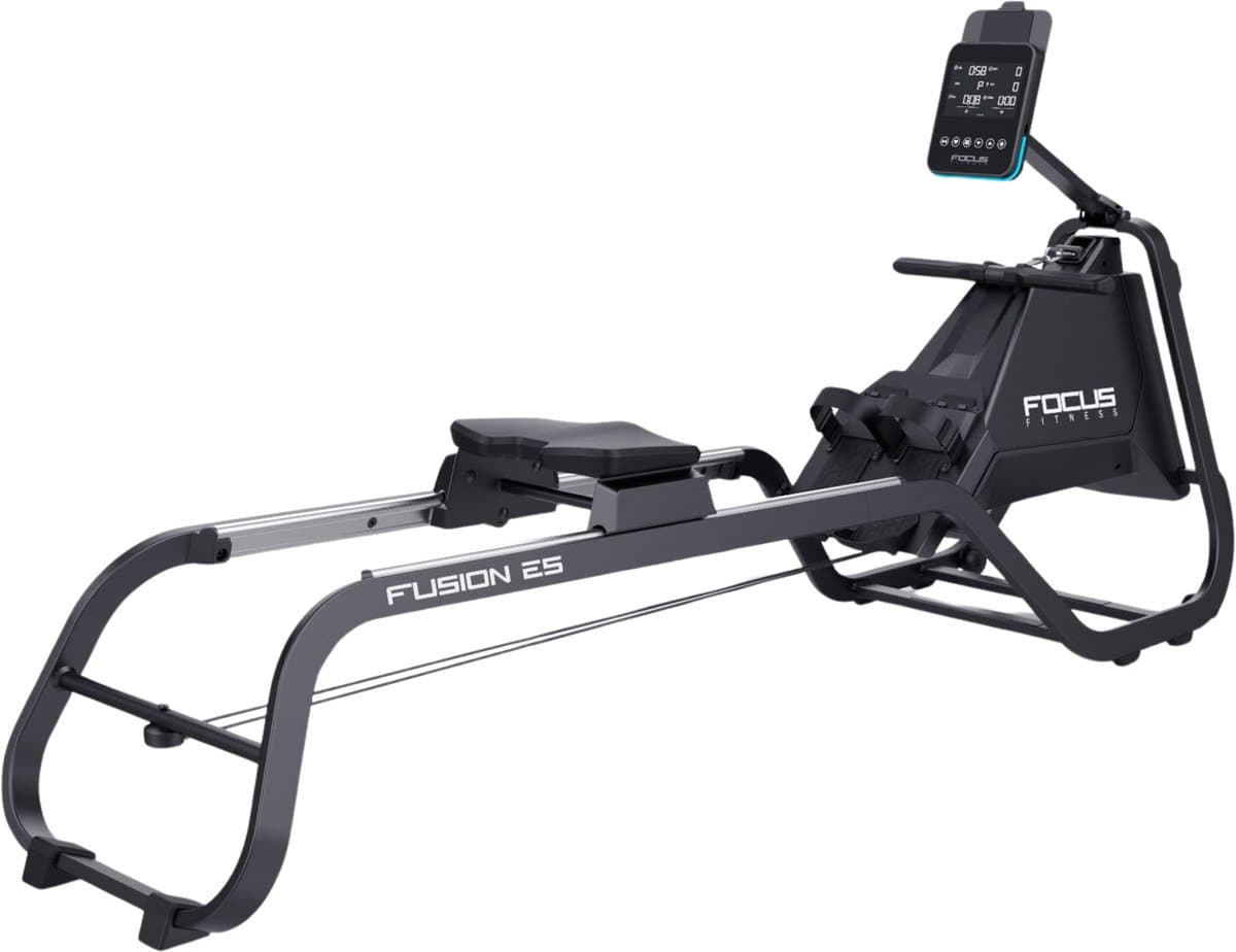 Focus Fitness Fusion E5 – Roeitrainer – Magnetisch – 5 niveaus – Rubberhout thumbnail 4