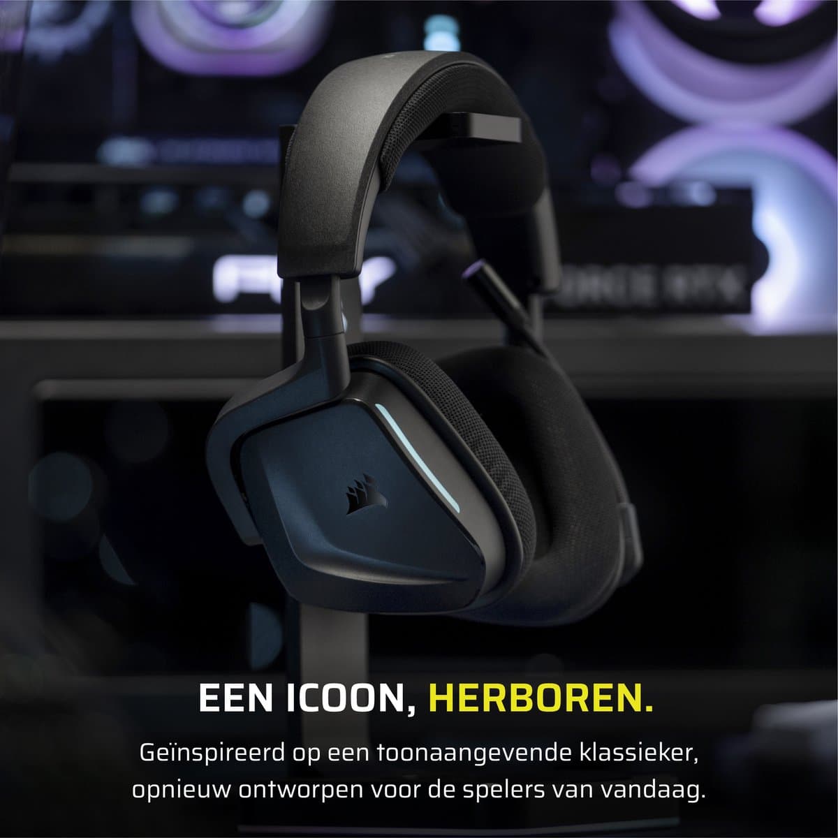 Corsair Void RGB V2 Wireless - Draadloze Gaming Headset - Spatial Audio - Zwart - PC/PS5/PS4/Switch thumbnail 5