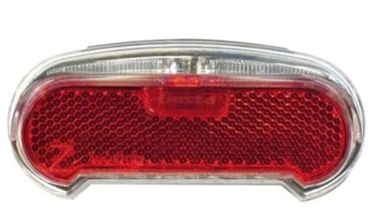 AXA Riff Battery Switch Achterlicht – LED Fietsverlichting op Batterij – 600 m Zichtbaarheid – 50–80 mm Montage – Geïntegreerde Reflector thumbnail 7
