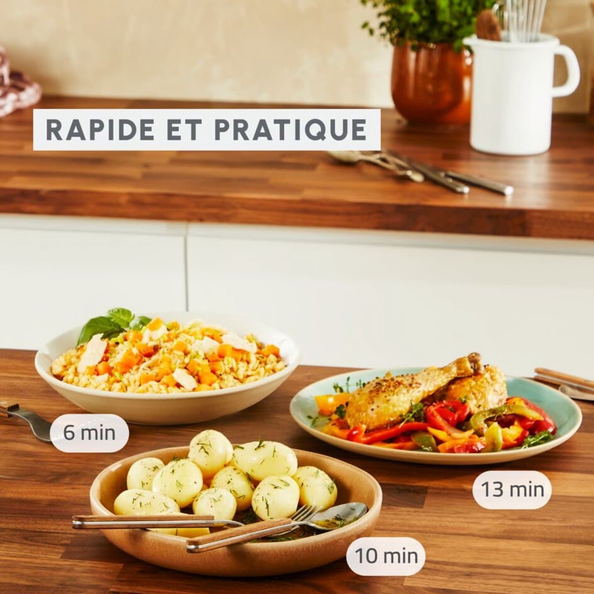 Moulinex Cookeo Mini Eco CE88E310 Slimme Multicooker 3L 6 Programma's Eco-Design thumbnail 8