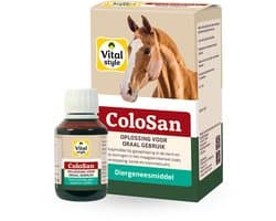 VITALstyle Colosan - Paarden Supplement - Eerste Hulp Bij Storingen In Het Maagdarmkanaal - Met o.a. Levertraan & Anijsolie - 45 ml