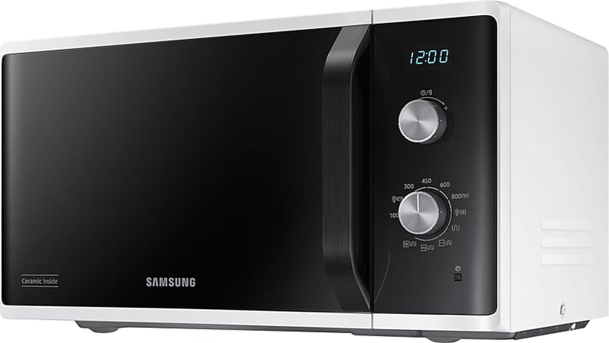 Samsung MG23K3614AW/EG - Combinatiemagnetron - 23 l 800 W - Wit thumbnail 3
