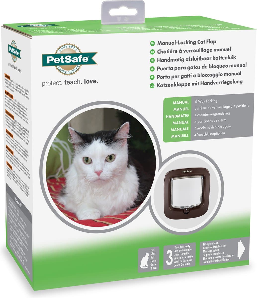 PETSAFE | Petsafe Kattenluik Tot 7 Kg Handmatig Wit thumbnail 6