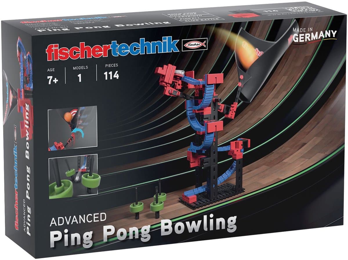 fischertechnik Advanced Ping Pong Bowling - behendigheidsspel met 114 componenten thumbnail 2