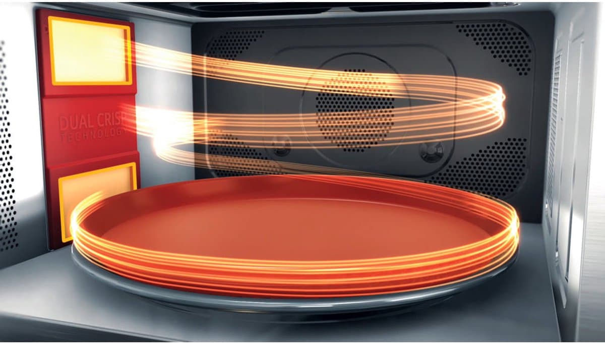 Whirlpool Supreme Chef MWSC 9133 SX - Combimagnetron - 33 liter - 1000 watt - Zilver thumbnail 3