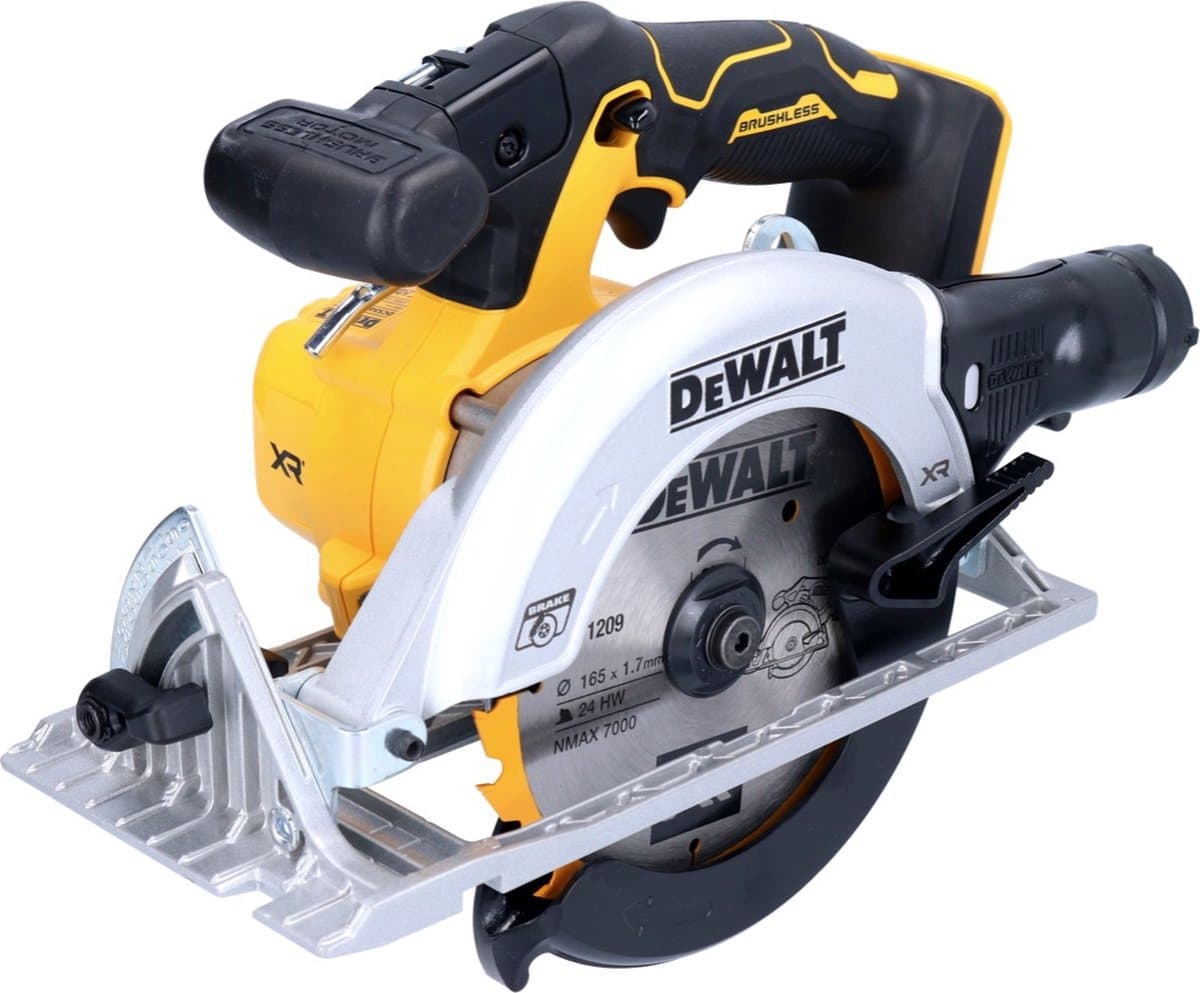 DeWALT DCS565N: 18V accu cirkelzaag 165mm met borstelloze motor thumbnail 8