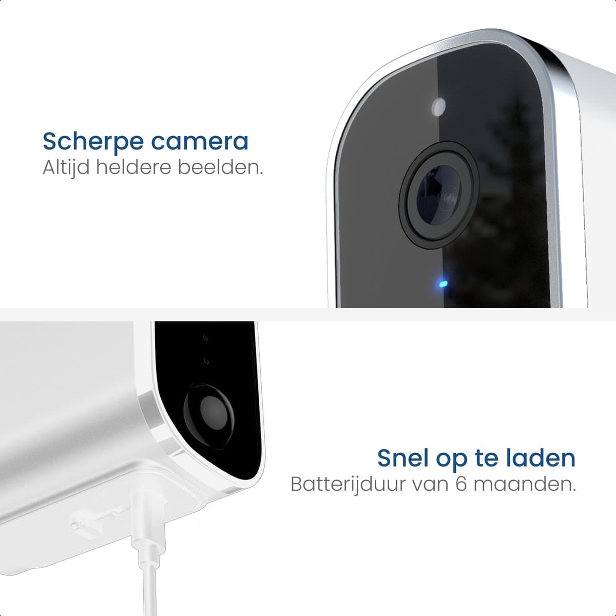 Gologi Gologi draadloze camera op accu - Beveiligingscamera met nachtzicht thumbnail 8