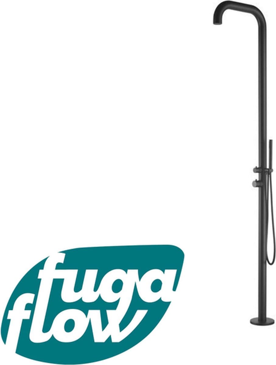 FugaFlow Trofa buitendouche – Tuindouche – RVS 316 – Mat zwart thumbnail 4
