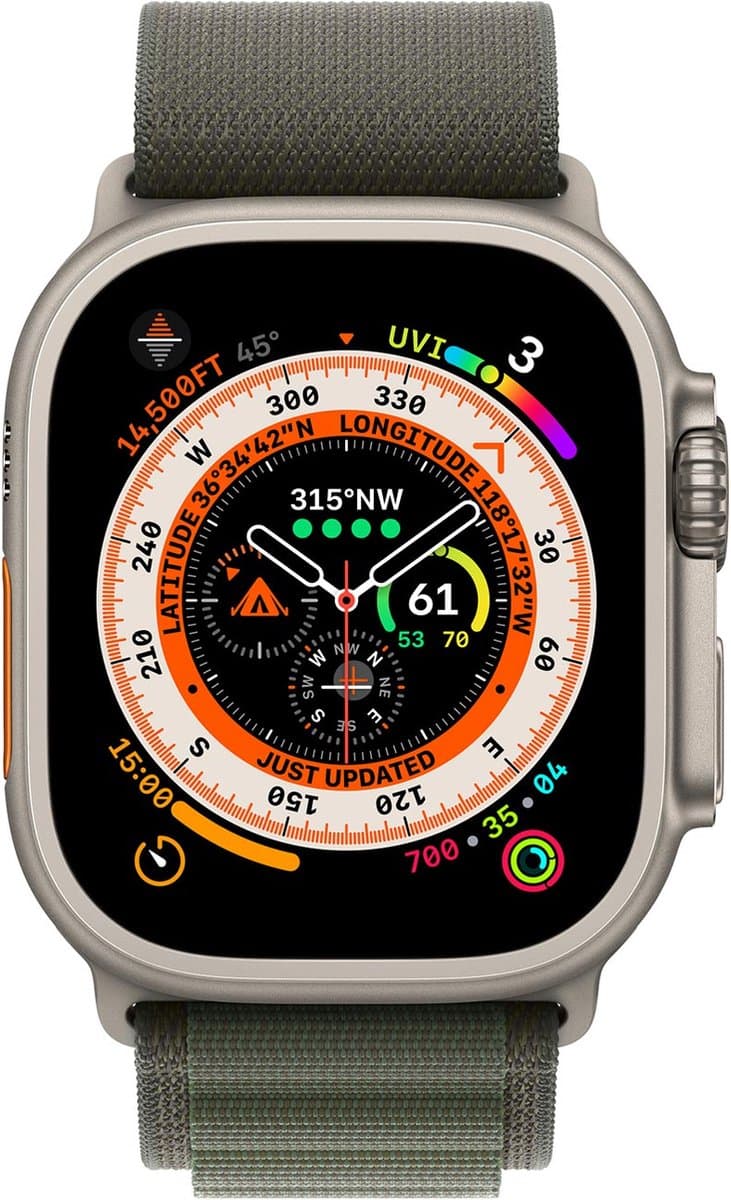 Apple Watch Ultra Alpine bandje - 49mm - Groen - Small thumbnail 3