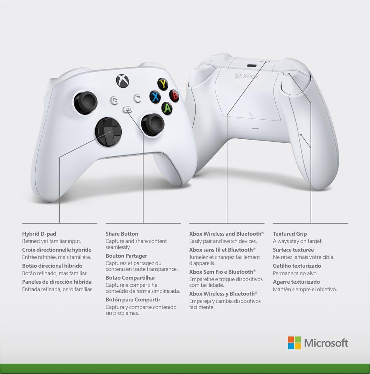 Xbox Draadloze Controller Robot White - Series X/S & PC thumbnail 5