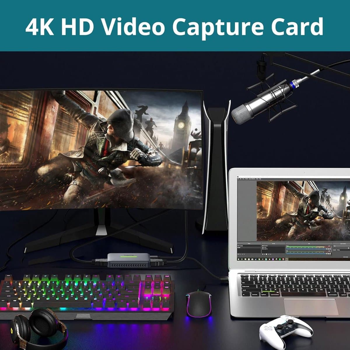 4K HDMI Video Capture Card voor soepele live-streams thumbnail 2