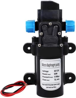 Productfoto van 12V Hogedruk Waterpomp Met Zelfontluchting voor Caravan, Boot en Tuin