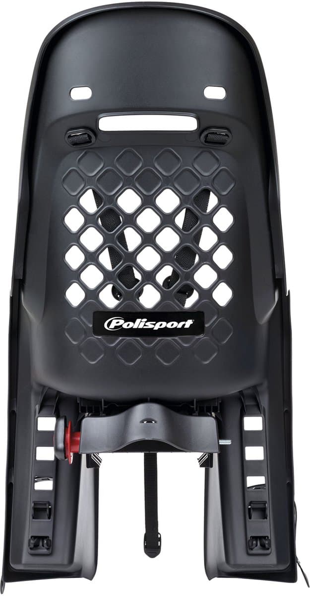 Polisport Joy CFS/bagagedragerbevestiging - Black Series - zwart - tot 22kg - fietsstoeltje - kinderzitje - achterzitje - fietszitje - voor achterdrager van een fiets of e-bike thumbnail 3