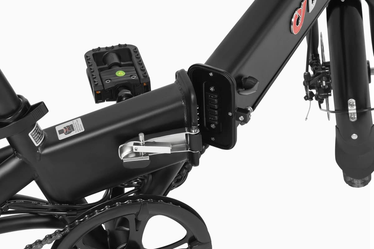 elektrische fiets - vouwfiets - DYU A1F PRO - opvouwbaar - 50/60 km bereik - 16 inch banden - inclusief tracker traceer systeem thumbnail 5