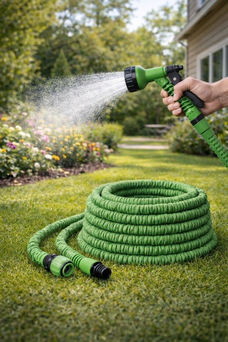 Ceruzo Flexibele Tuinslang 22.5m – Budgetline – Sproeikop 7 Standen thumbnail 4