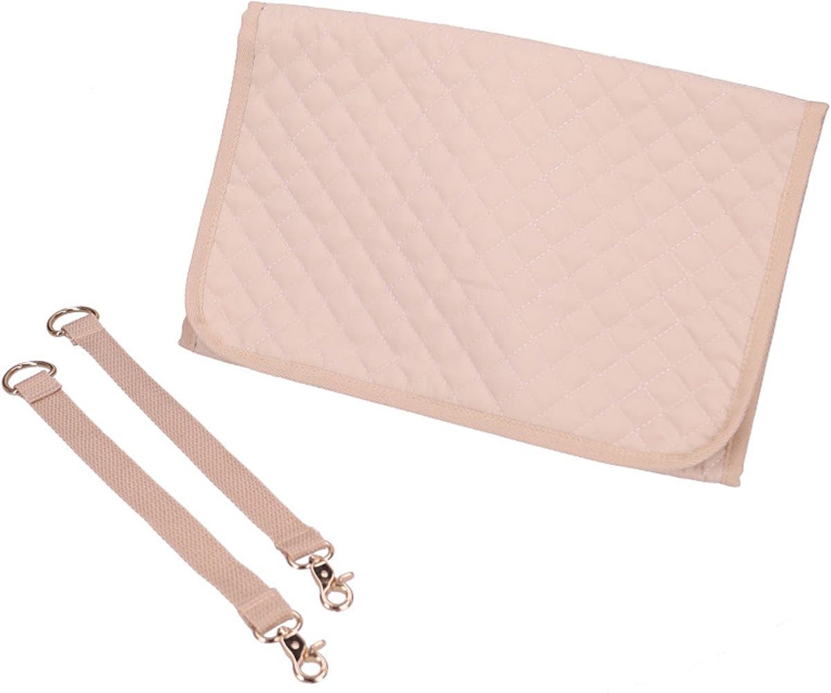 Kidzroom Calm Embrace Luiertas - Beige - 28 x 40 x 16 cm - Verschoonmatje - Verstelbare schouderband - Ophanglussen kinderwagen thumbnail 5