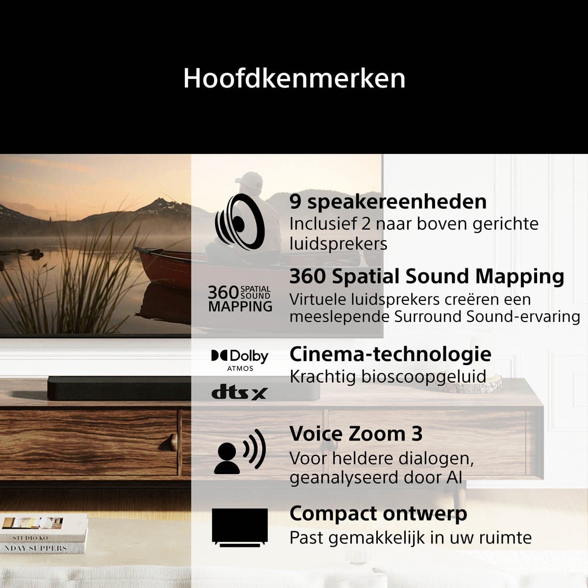 Sony BRAVIA Theatre Bar 7 - Premium Dolby Atmos Soundbar thumbnail 5