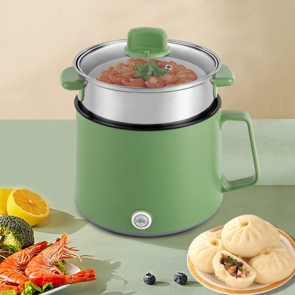 SAVI® Multicooker - Multicookers - Groen - ‎17cm x 17cm x 24cm thumbnail 7
