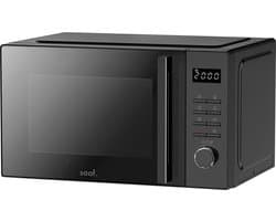 Productfoto van Saaf combimagnetron 25 liter met grill en hetelucht, 900 W en 10 programma's