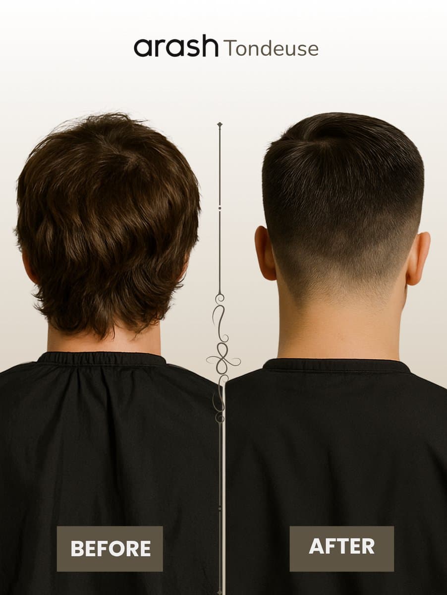 arash® Professionele Tondeuse Mannen - Premium Draadloze Haar- en Baardtrimmer - Innovatief, Stil & Krachtig - Geavanceerd Design - Compleet met Oplaadblok & 5 Opzetstukken thumbnail 8