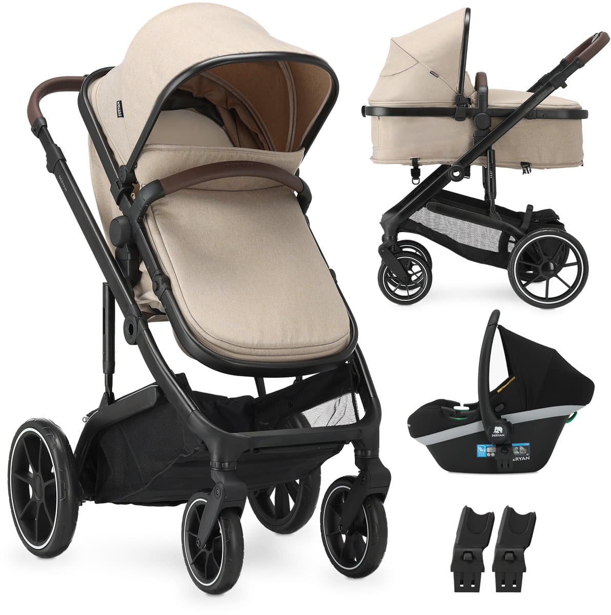 Deryan Noa 3-in-1 - reiswieg, wandelwagen en autostoel thumbnail 4